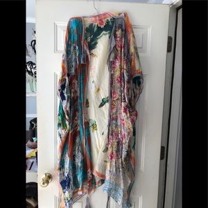 Johnny Was O/S silk Kimono